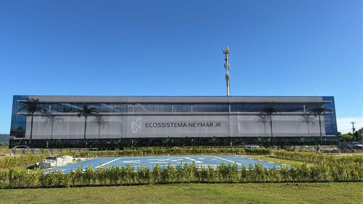 Sede do Ecossistema Neymar Jr., em Santa Catarina
